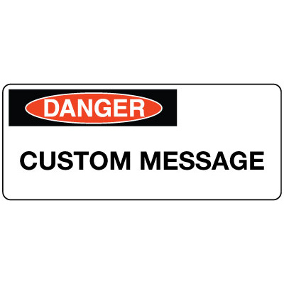 Danger Sign Landscape - Custom