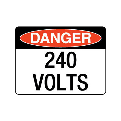 Danger 240 Volts