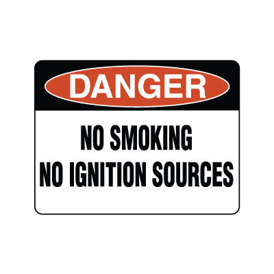 Danger No Smoking No Ignition Sources