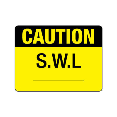 Caution S.W.L.