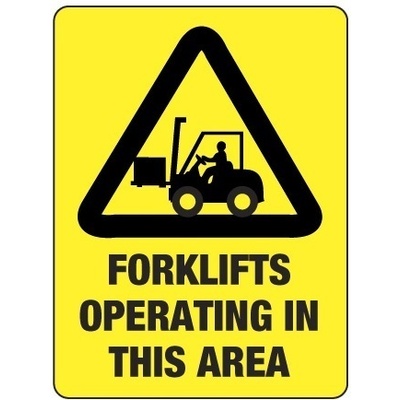 Forklifts Operating in This Area