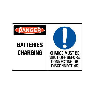 Batteries Charging/Charge Must Be Shut Off Before Connecting Or Disconnecting