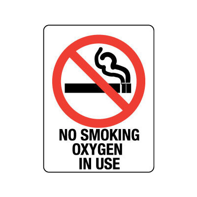 No Smoking Oxygen in Use