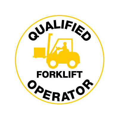 Qualified Forklift Operator Pictogram