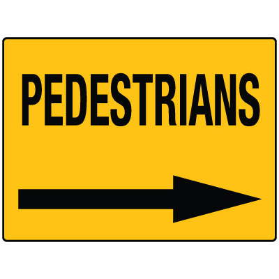Pedestrians  (Arrow Right)