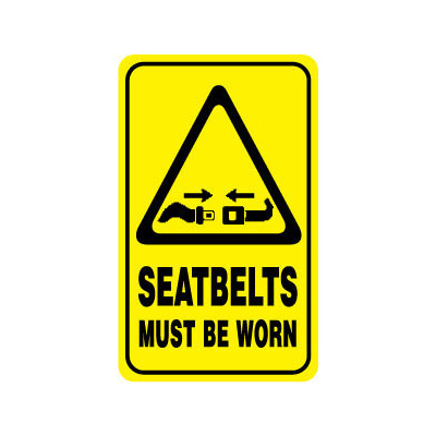 Seatbelts Must be Worn