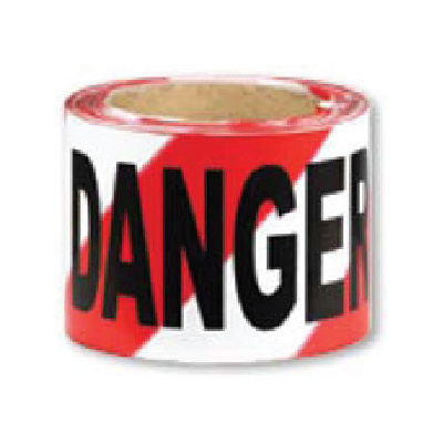 Barrier Tape - Red and White - Danger