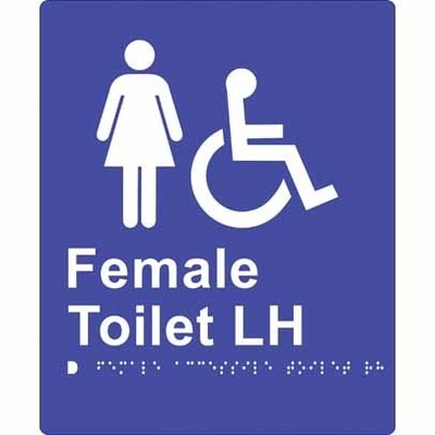 Female Accessible Toilet (Left Hand)