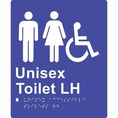 Unisex Accessible Toilet (Left Hand)