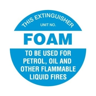 Fire Extinguisher Marker - Foam (Blue)