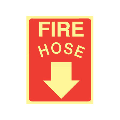 Fire Hose (Arrow Down) - Luminous