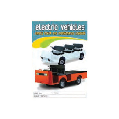 Electric Vehicles log book A5