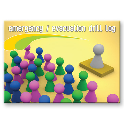 Emergency / Evacuation Drill log book A4