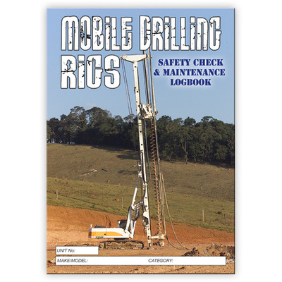 Mobile Drilling Rigs log book A4