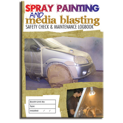 Spray Painting log book A5