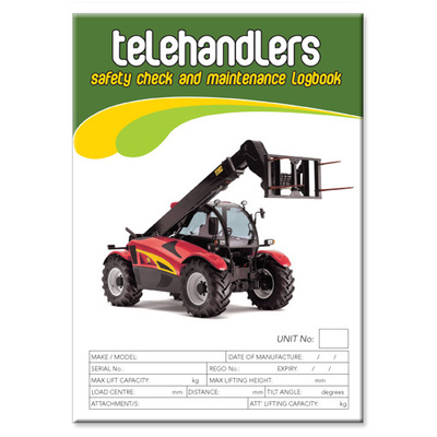 Telehandlers log book A5