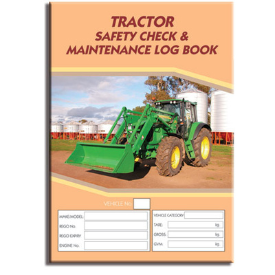 Tractor Log Book A4