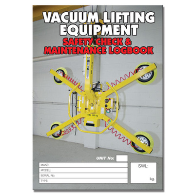 Vacuum Lifting Log Book A5