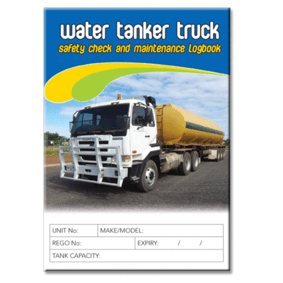 Water Tanker log book A5