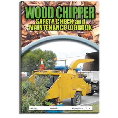 Wood chipper log book A5