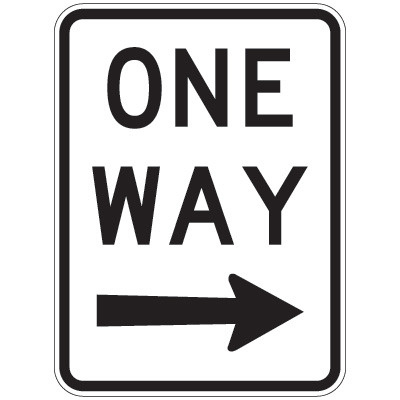 One Way (Right arrow)
