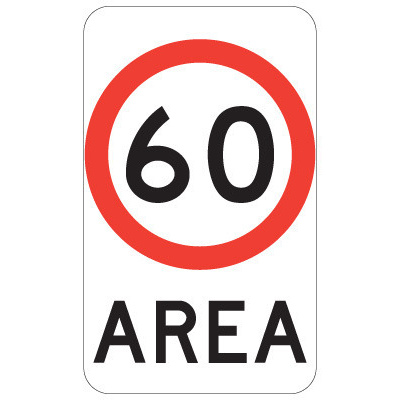 Speed Limit Area 60