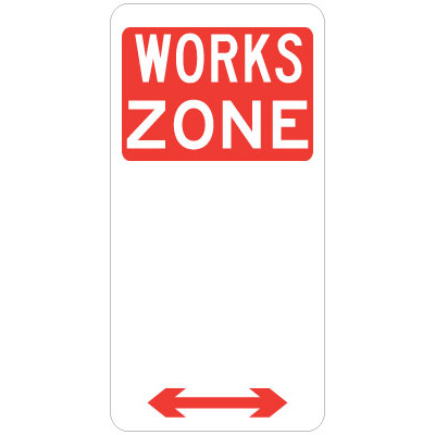 Works Zone (Double Arrow)