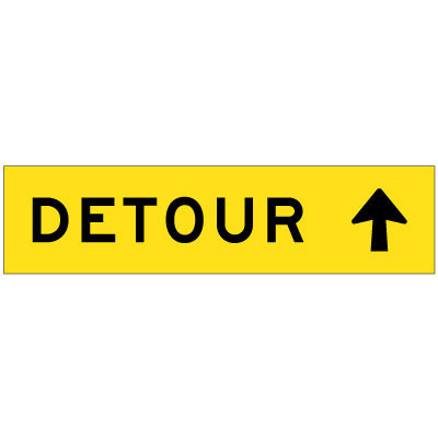 Detour (Arrow Up)