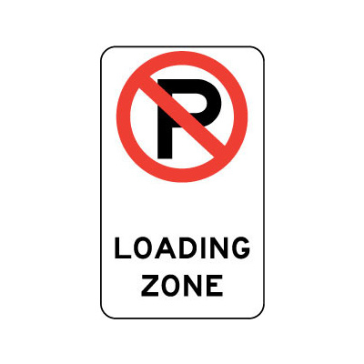 (No Parking Picto) Loading Zone