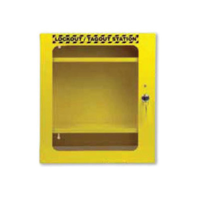 Metal Lockable Lockout Station (Wall Mount) With Clear Door