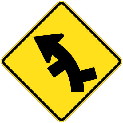 Successive Side Road Junction Left