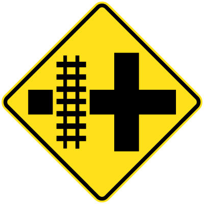 Train Crossing Intersection