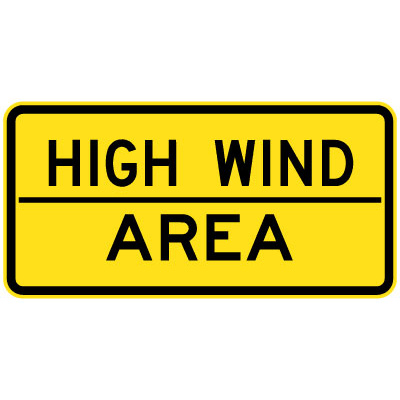 High Wind Area