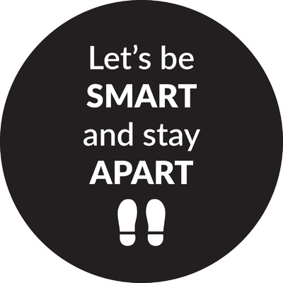 Stay Apart Floor Decal
